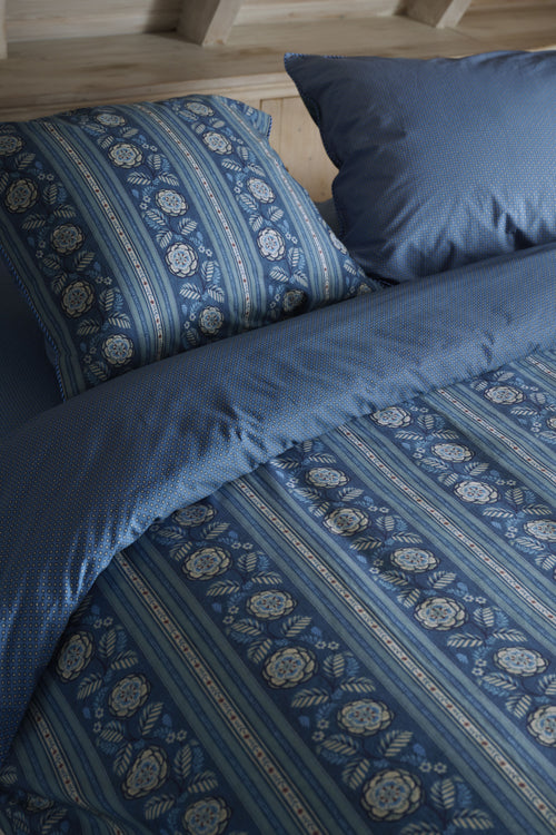 Pip Studio Dekbedovertrek Rosa Rani - 260 x 200/220 cm - Donkerblauw