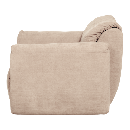 WOOOD loveseat Baggy - Geweven Chenille - Zand - 81x138x101 - vtwonen shop