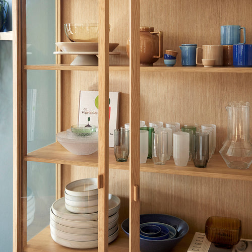 Hübsch drinkglas Aster - glas - ø7xh14cm