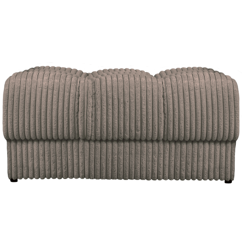 WOOOD hocker Second Date - Grove Ribstof - Mud - 42x82x61 - vtwonen shop