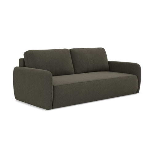 LaMiaSofa 3-zits slaapbank Corle - textuurstof - taupe - 218x102x86
