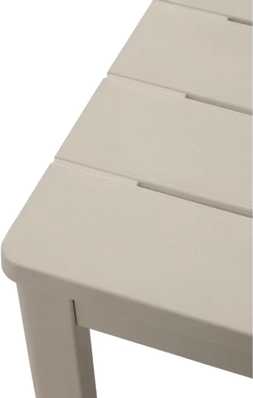 Keter Troy Deluxe Bijzettafel - 40.5x40.5x2cm - Soft Beige