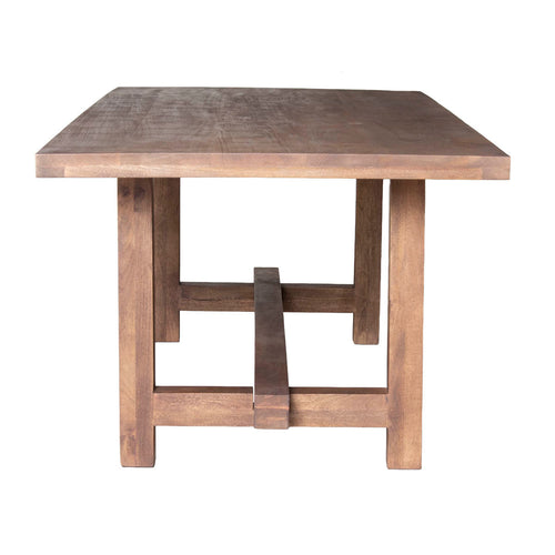Giga Meubel Eettafel Frans - Rechthoek Donkerbruin Hout - 240x100x76cm - vtwonen shop