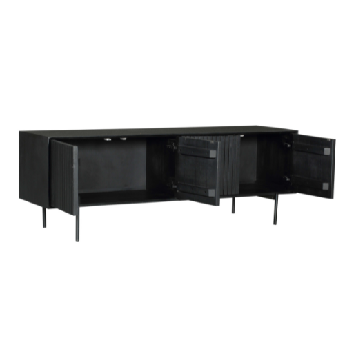Starfurn  tv meubel Madison - zwart - 45x165x55cm