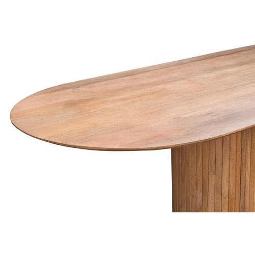 Giga Meubel Eettafel Ava - Naturel Mangohout - 300x100x77cm - vtwonen shop