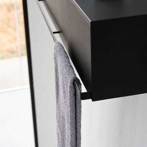 Yamazaki Tower Opbergvak wandmontage - Zwart - vtwonen shop