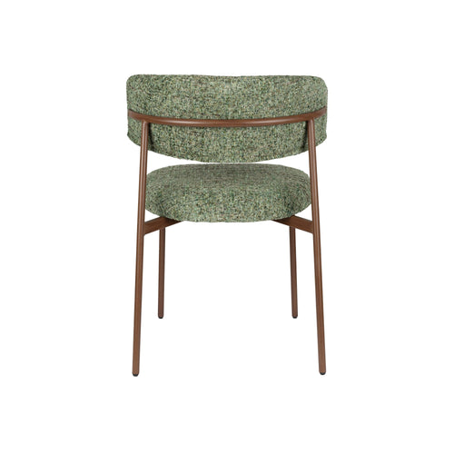 Housecraft Living Claes Eetkamerstoelen Gemêleerd Groen - Set van 2