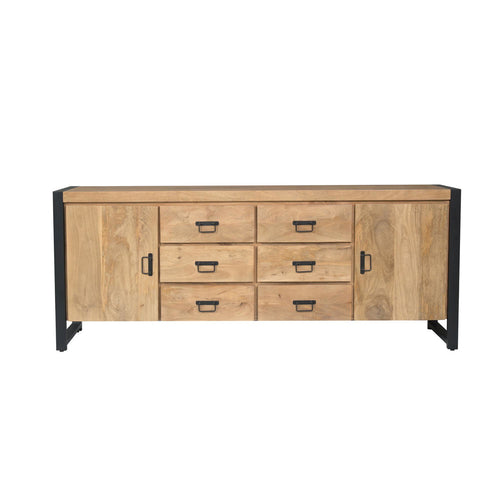 Starfurn Dressoir Britt - Naturel Hout - 200x40x80cm