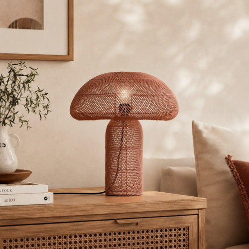 Originalhome Lampenkap Juara Swirl gerecycled terracotta