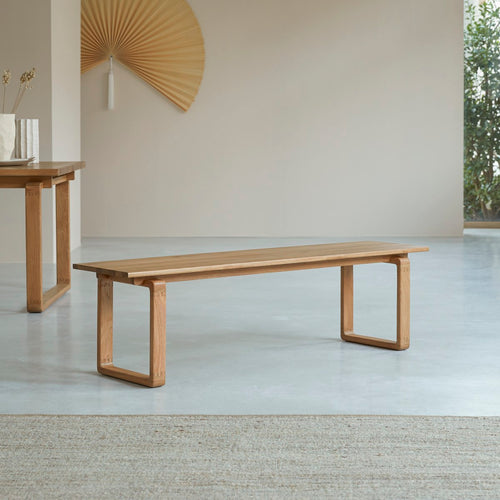 Tikamoon Massief eiken bank - Naturel - vtwonen shop