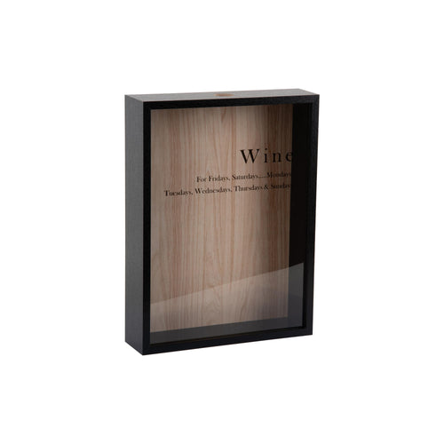 Present Time wanddecoratie Momentum Box - zwart - 8x30x40cm - vtwonen shop