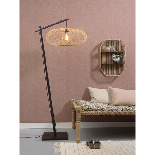 GOOD&MOJO vloerlamp Cango - zwart - Ø60cm