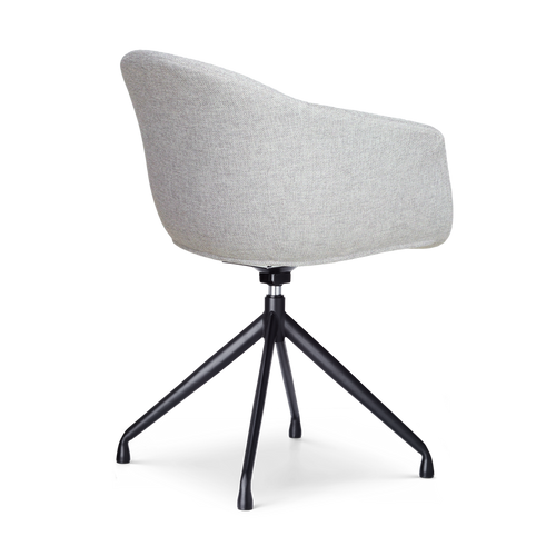 Nolon Nola-Otis Draaibare Eetkamerstoelen Set - Lichtgrijs - Zwart - vtwonen shop