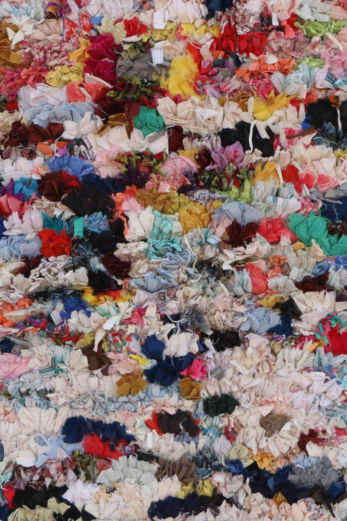 AFK Living vloerkleed Berber - handgemaakt - Gerecyclede textiel - 117 x 159 cm