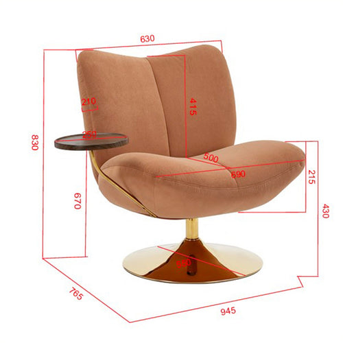 Kare Design Draaifauteuil Pigalle
