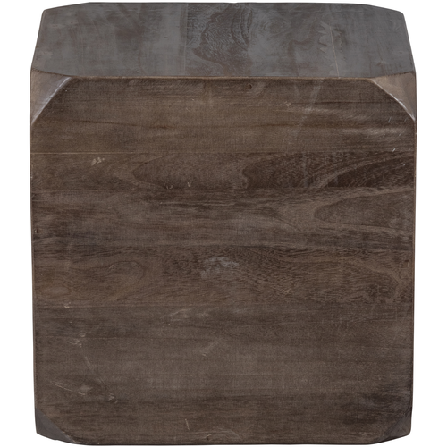 WOOOD bijzettafel Lio - Hout - Donkerbruin - 46x46x46 - vtwonen shop