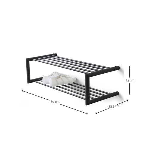 Spinder Design schoenenrek Soenz - Black - 6 paar schoenen