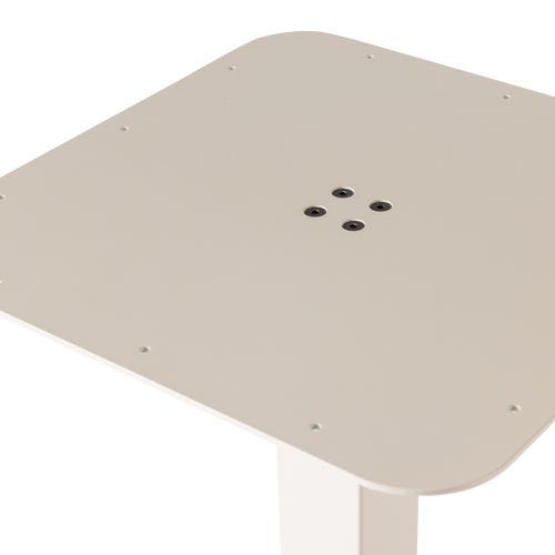 WOOOD vierkante bartafel poot  Bistro- Metaal - Dakagrau - 105x50x50