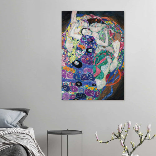 Artfulprints  Gustav Klimt - The maiden   poster 50x70 cm