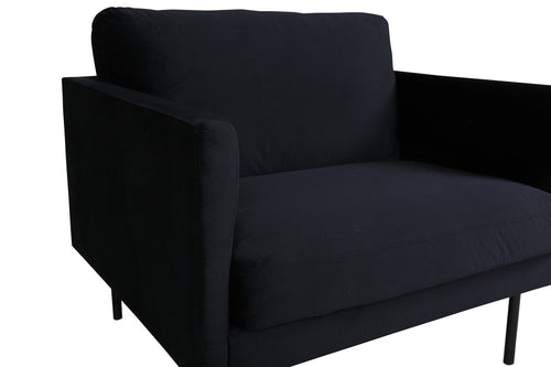 BRAM Fauteuil Rowen - Zwart - vtwonen shop