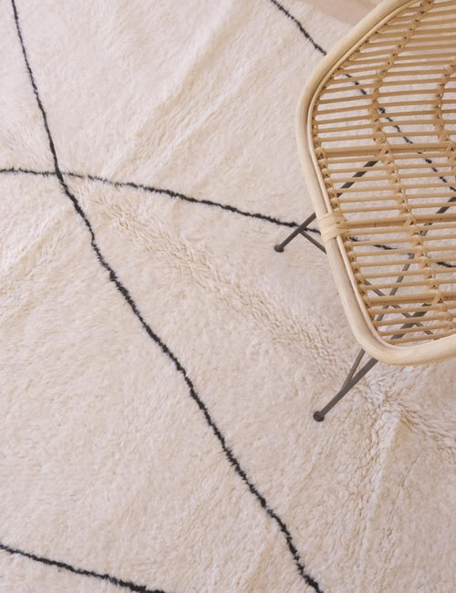 AFK Living vloerkleed Berber - handgemaakt - Wol - 200 x 300 cm