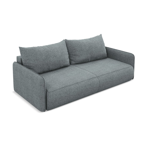 LaMiaSofa 3-zits slaapbank Palermo - chenille stof - jeans - 216x105x86