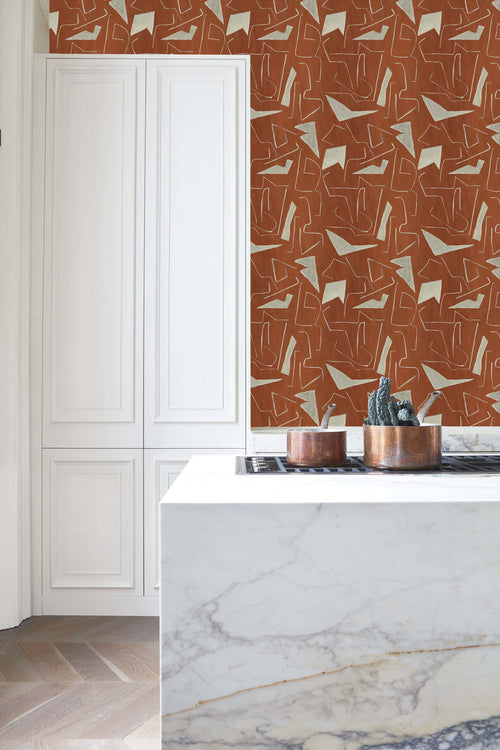 Catchii Behang Graphics Beige