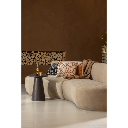 WOOOD salontafel Maan - MDF - Donkerbruin - 50x40x40 - vtwonen shop