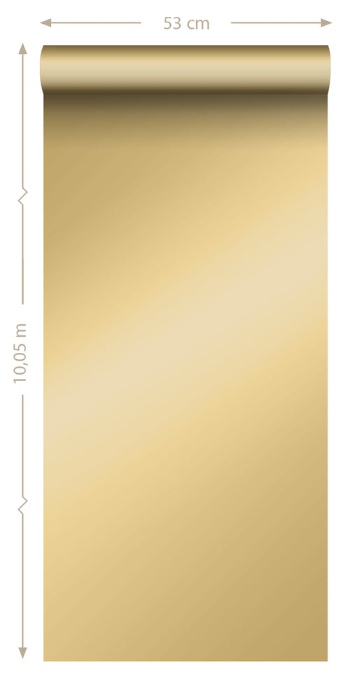 Origin Wallcoverings behang effen goud - 0,53 x 10,05 m - 347687 - vtwonen shop