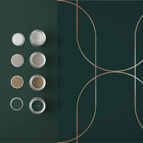 Graham & Brown Vliesbehang - Palais Green & Copper - 10mx53cm - vtwonen shop