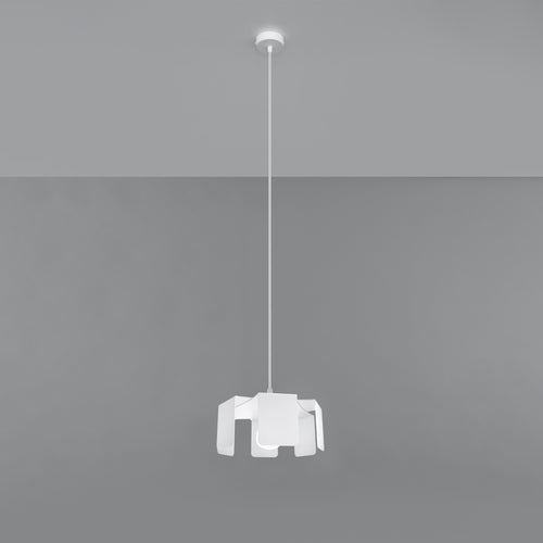 Sollux Lighting Hanglamp TULIP wit - 24x24x110cm