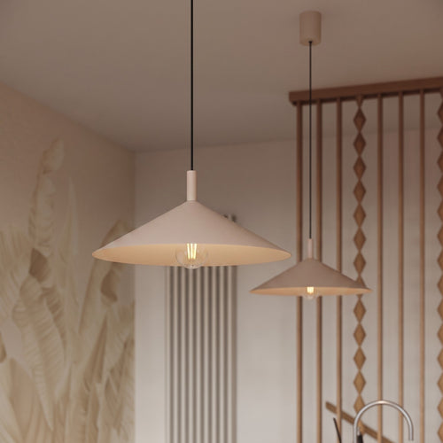 Sollux Lighting Hanglamp NOX 40 taupe - 40x40x135cm