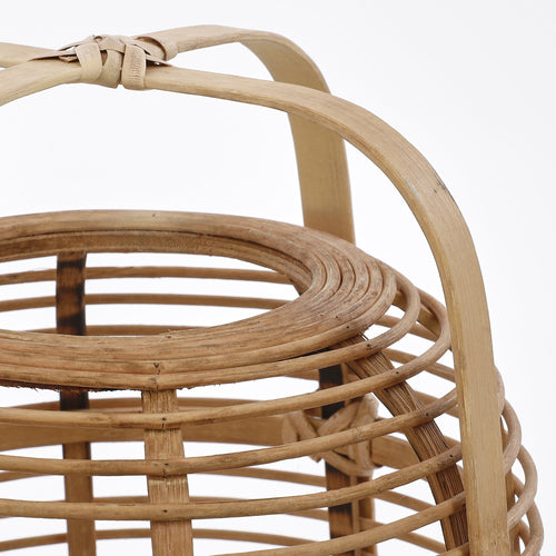 Mica Decorations Page Tafellamp - H41 x Ø27 cm - Bamboe - Lichtbruin - vtwonen shop