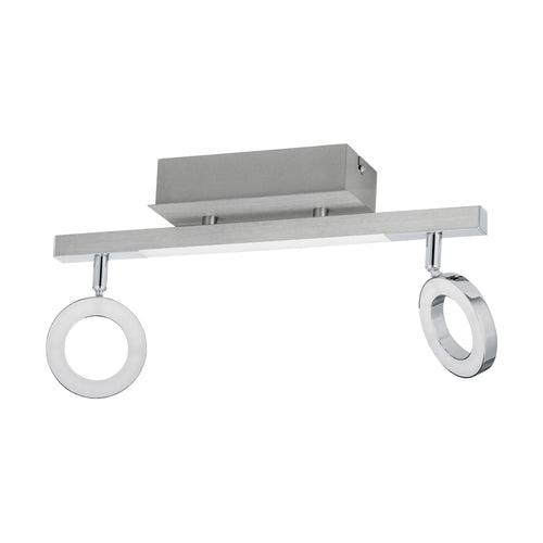 EGLO spot Cardillio 1 - 3 lichts - aluminium, chroom - gesatineerd
