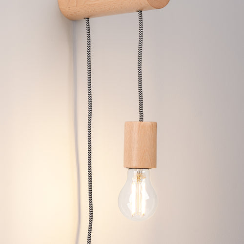 Sollux Lighting Wandlamp NIMBI E27 met schakelaar - 6x19x55cm
