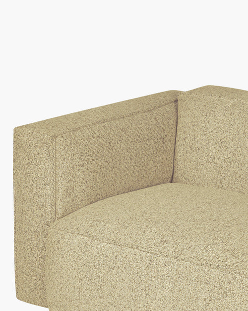 noo.ma Lobi 4-zits bank - Pale Yellow Mélange, 318x97,5x73,5 cm