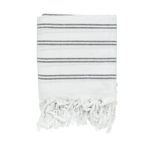 Originalhome Multifunctioneel kleed  Wit/ Zwarte strepen - 210x100 cm