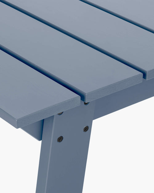 noo.ma Navo Table - Frosty Blue, grenenhout buiten tafel 79 x 77 cm