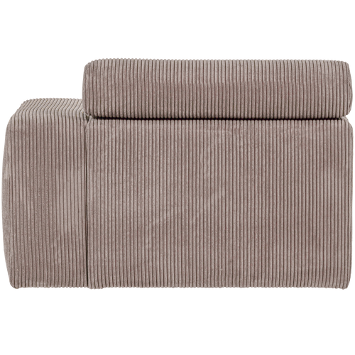 WOOOD 1-zits element bank arm links Novi - Ribstof - Zand - 86x109x113