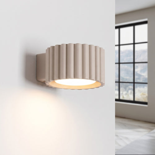 Sollux Lighting Wandlamp AURA taupe Gx53 - 10x12x6cm