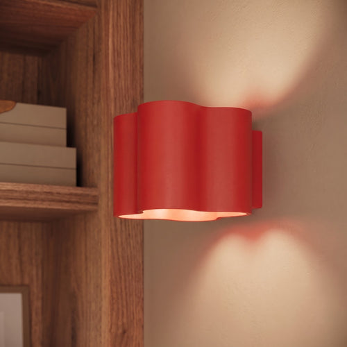 Sollux Lighting Plafondlamp OVIO 2 rood GU10 - 24,5x12x12cm