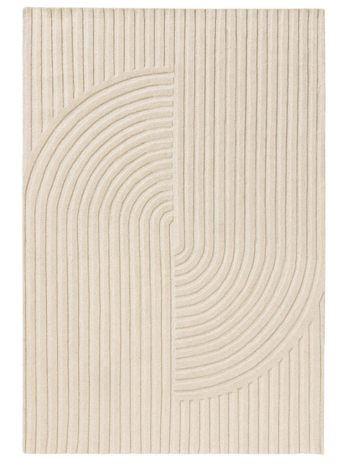 benuta wollen vloerkleed Yanis - créme - 250x350 cm