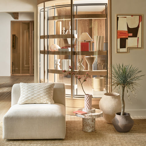 Urban Nature Culture modulaire bank seater Tao hoek links, ocher - 120 * 100 * 74 CM - vtwonen shop