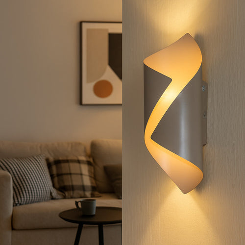 Freelight wandlamp Letto - 1 lichts - 12  x 31   cm - taupe - vtwonen shop