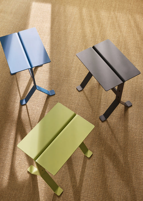 Hübsch bijzettafel Fold - ijzer - 40x30xh42cm