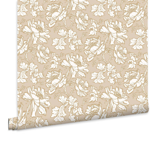 Laura Ashley Vliesbehang - Tamara Gold 10mx52cm