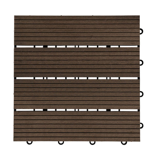 Home Deluxe WPC houttegels BAVARO donkerbruin 6m²