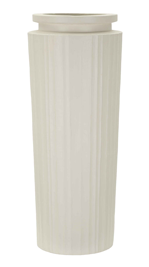 Mauro Ferretti vaas - 32x80 cm - crème