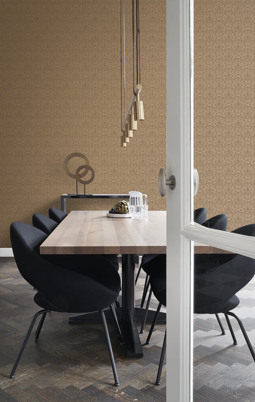 Origin Wallcoverings behang ornamenten glanzend brons - 53 cm x 10,05 m - 346533 - vtwonen shop