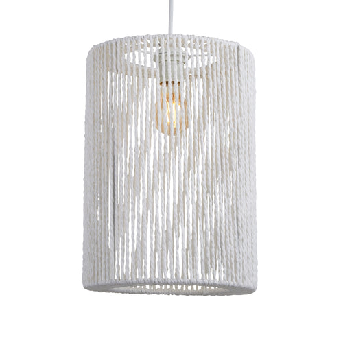 Lighto | Hanglamp Rotan Wit Ø28 cm | Aurum - vtwonen shop